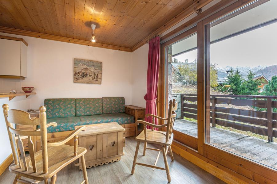 Location au ski Appartement 2 pièces cabine 6 personnes (002) - Résidence Moraine - Méribel-Mottaret - Séjour