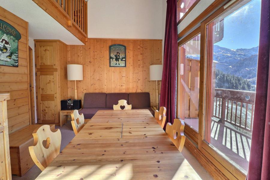 Ski verhuur Appartement duplex 4 kamers 6 personen (12) - Résidence Olympie II - Méribel-Mottaret - Woonkamer