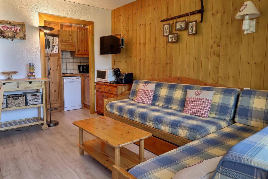 Rent in ski resort 2 room apartment 4 people (417) - Résidence Plein Soleil - Méribel-Mottaret - Living room