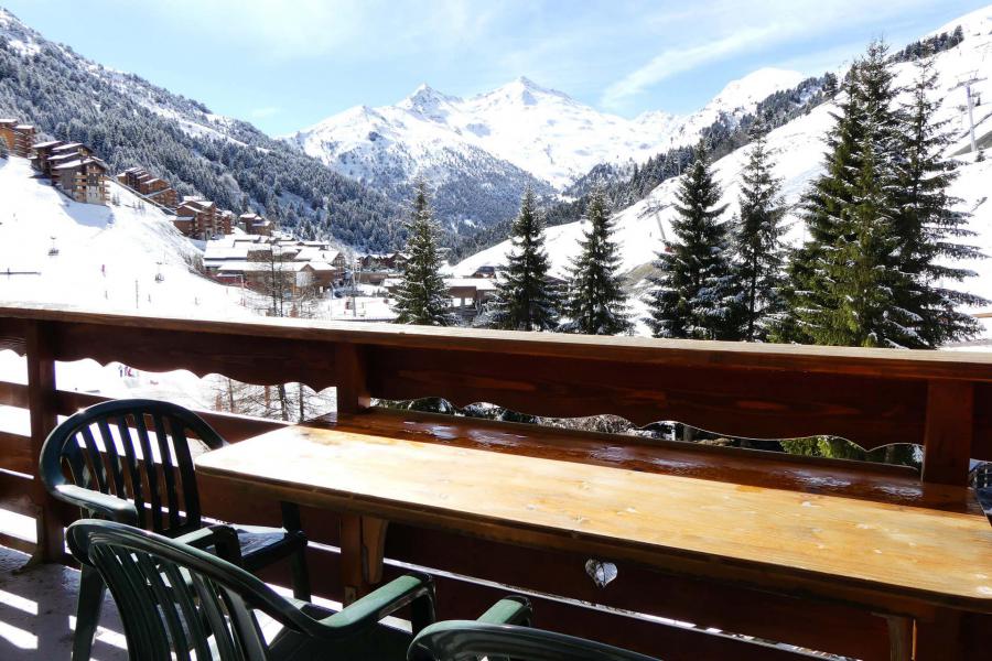 Rent in ski resort 2 room apartment 5 people (710) - Résidence Plein Soleil - Méribel-Mottaret - Terrace