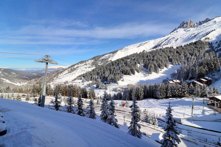 Skiverleih 2-Zimmer-Appartment für 4 Personen (914) - Résidence Plein Soleil - Méribel-Mottaret - Draußen im Winter