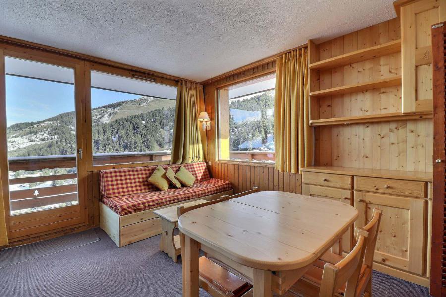 Ski verhuur Appartement 2 kamers 4 personen (518) - Résidence Plein Soleil - Méribel-Mottaret - Woonkamer