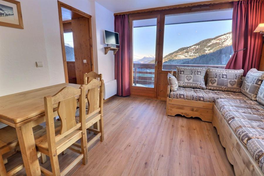 Ski verhuur Appartement 2 kamers 4 personen (818) - Résidence Plein Soleil - Méribel-Mottaret - Woonkamer