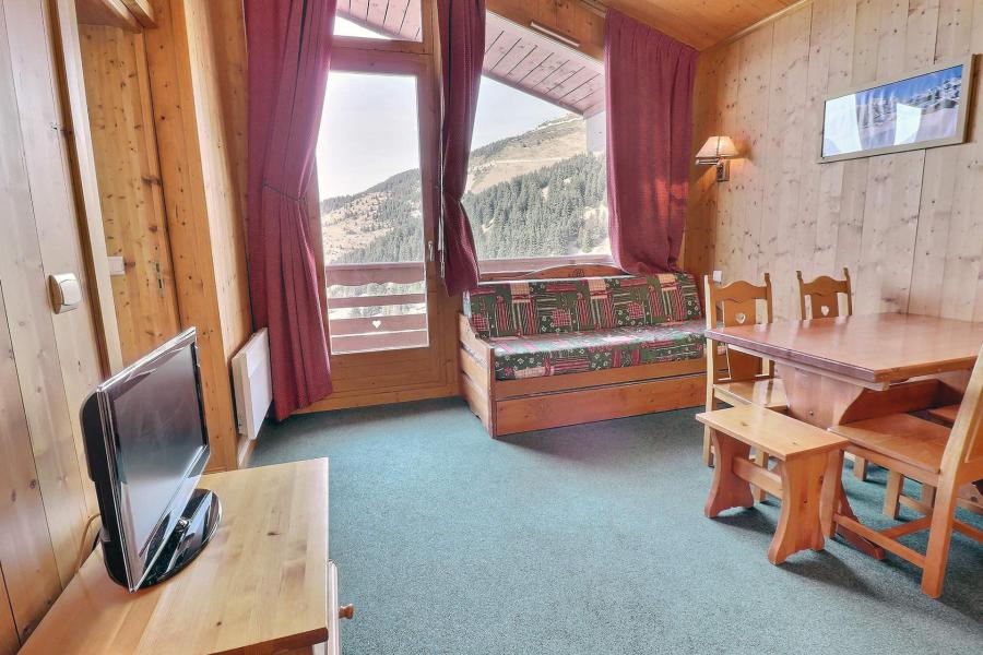 Ski verhuur Appartement 2 kamers 4 personen (918) - Résidence Plein Soleil - Méribel-Mottaret - Woonkamer