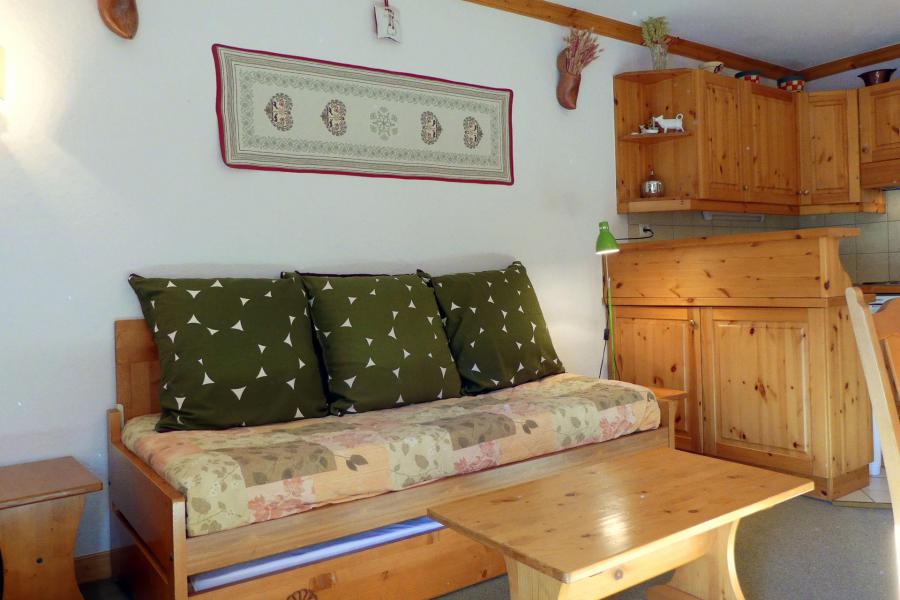 Ski verhuur Appartement 2 kamers 5 personen (1104) - Résidence Plein Soleil - Méribel-Mottaret - Woonkamer