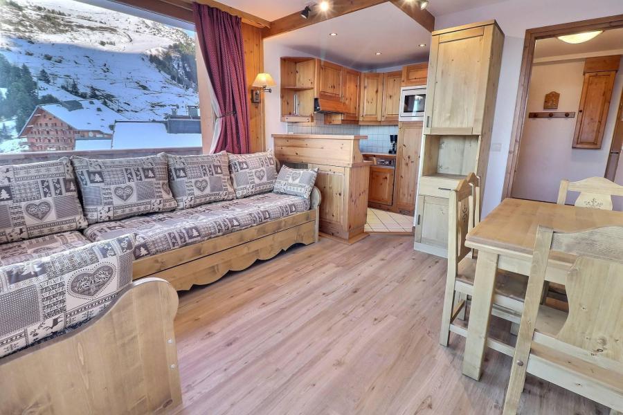 Location au ski Appartement 2 pièces 4 personnes (818) - Résidence Plein Soleil - Méribel-Mottaret - Séjour