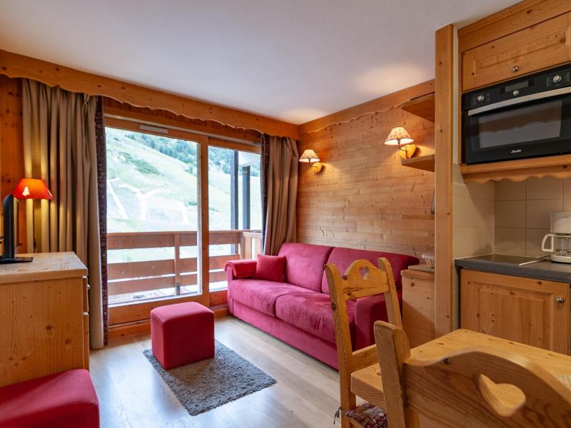 Ski verhuur Appartement 2 kamers 4 personen (911) - Résidence Pralin - Méribel-Mottaret - Woonkamer