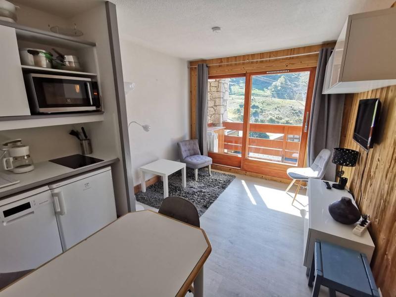 Ski verhuur Studio bergnis 4 personen (803) - Résidence Pralin - Méribel-Mottaret - Woonkamer