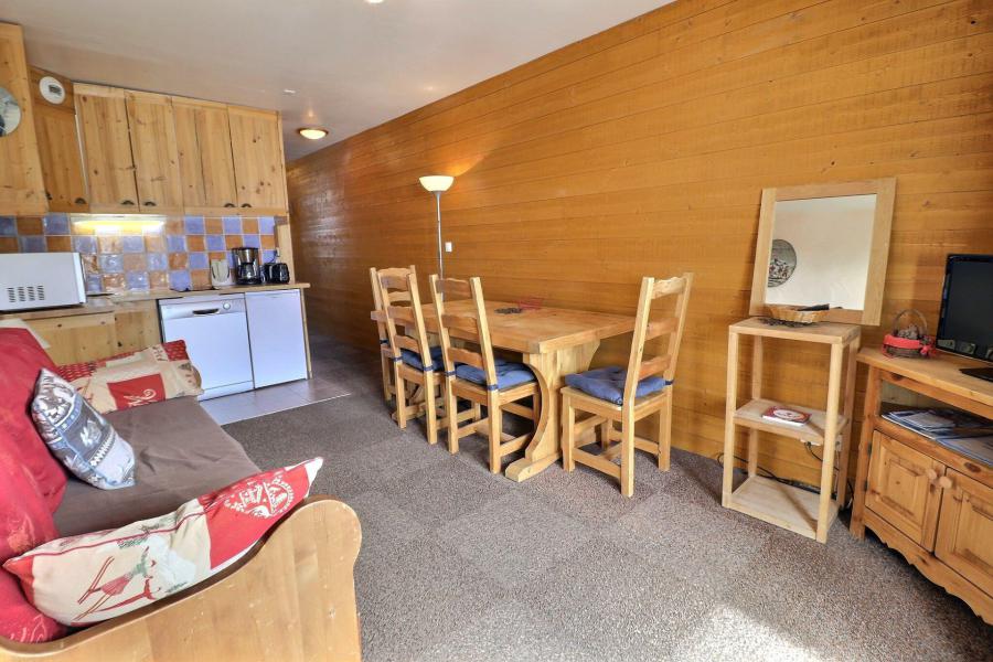 Skiverleih 2-Zimmer-Appartment für 4 Personen (014) - Résidence Provères - Méribel-Mottaret - Wohnzimmer