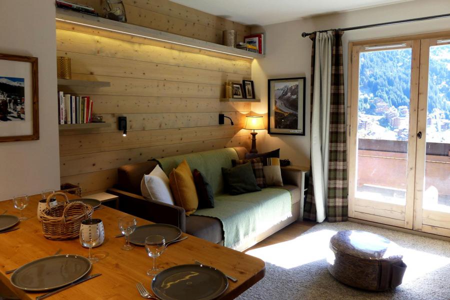 Rent in ski resort 3 room apartment 7 people (011) - Résidence Provères - Méribel-Mottaret - Living room