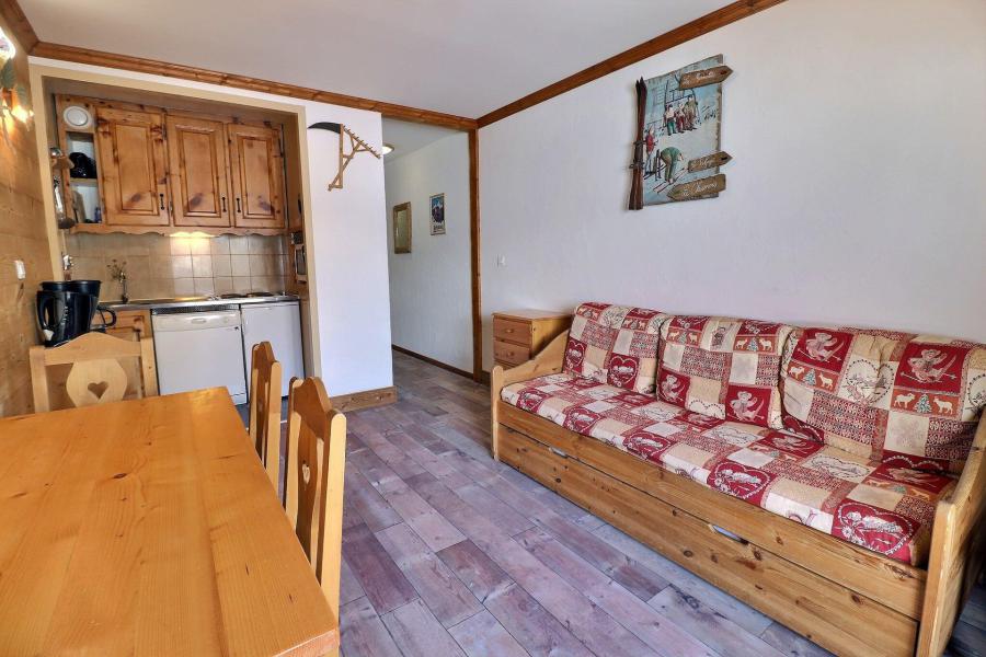 Ski verhuur Appartement 2 kamers 4 personen (012) - Résidence Provères - Méribel-Mottaret - Woonkamer