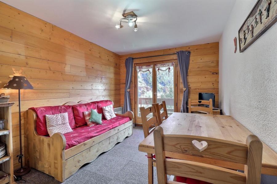 Ski verhuur Appartement 2 kamers 4 personen (029) - Résidence Provères - Méribel-Mottaret - Woonkamer