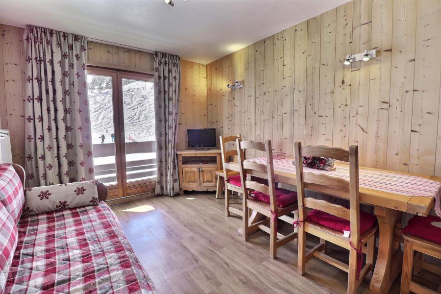 Ski verhuur Appartement 2 kamers 4 personen (036) - Résidence Provères - Méribel-Mottaret - Woonkamer