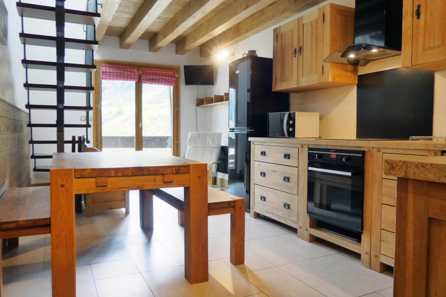 Location au ski Appartement duplex 3 pièces cabine 8 personnes (071) - Résidence Provères - Méribel-Mottaret - Séjour