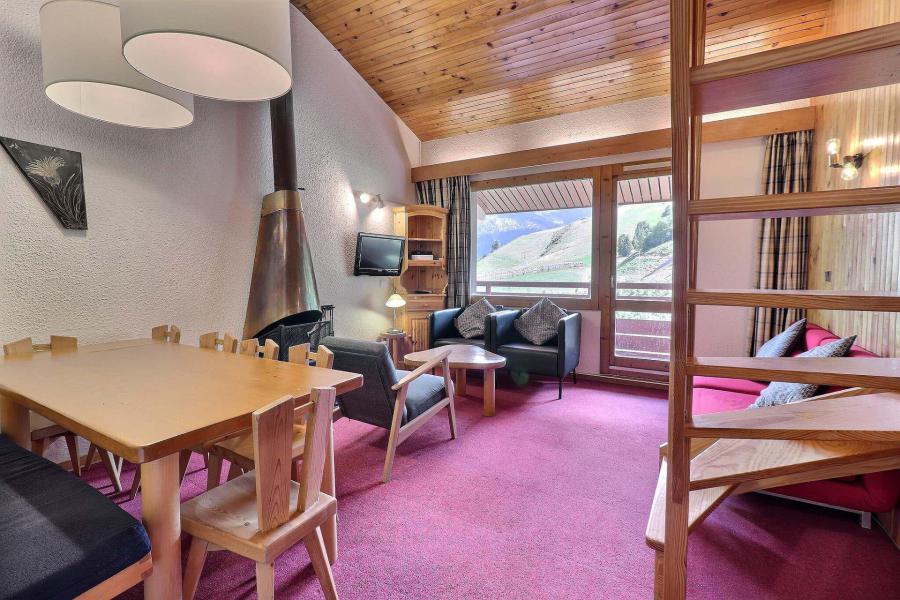 Rent in ski resort 3 room mezzanine apartment 7 people (29) - Résidence Saulire - Méribel-Mottaret - Living room
