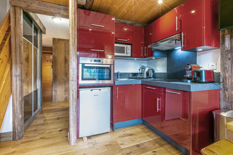 Location au ski Appartement 3 pièces cabine 6 personnes (018) - Résidence Sérac - Méribel-Mottaret - Kitchenette