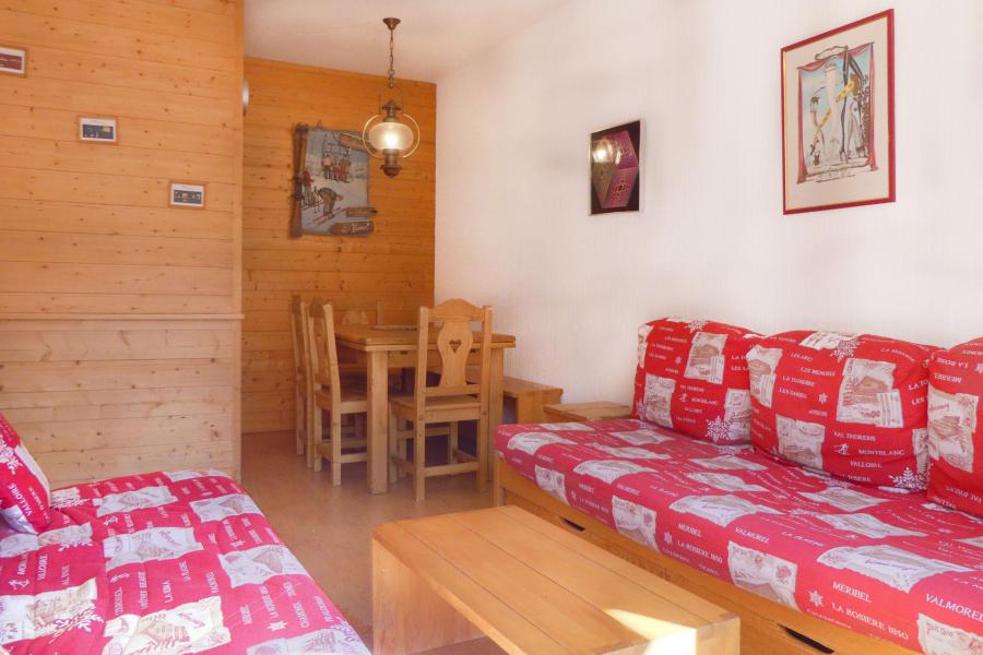 Ski verhuur Appartement 2 kamers bergnis 5 personen (019) - Résidence Vanoise - Méribel-Mottaret - Woonkamer