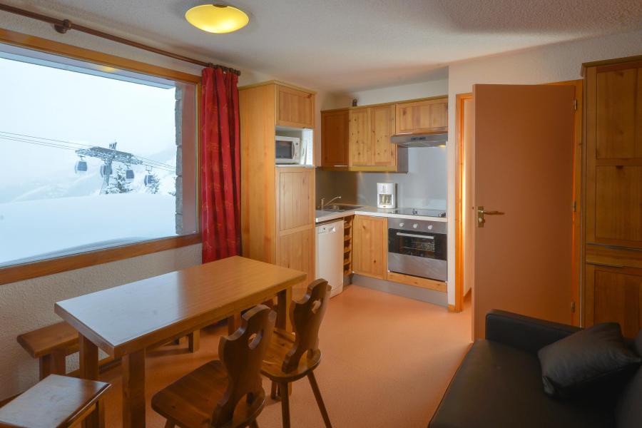 Ski verhuur VVF Résidence Méribel Les 3 Vallées - Méribel-Mottaret - Woonkamer