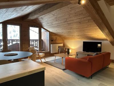 Skiverleih 4-Zimmer-Appartment für 6 Personen (9) - Les Chalets de Tueda - Méribel-Mottaret - Wohnzimmer