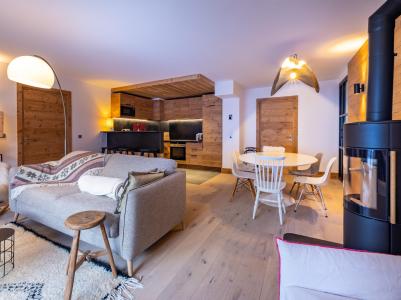 Ski verhuur Appartement 4 kamers 8 personen (6) - Les Chalets de Tueda - Méribel-Mottaret - Woonkamer