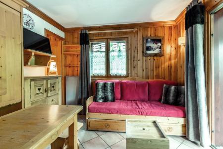 Skiverleih 2-Zimmer-Holzhütte für 6 Personen (001) - Résidence Alpages D - Méribel-Mottaret - Wohnzimmer