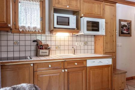 Wynajem na narty Apartament 2 pokojowy kabina 6 osób (001) - Résidence Alpages D - Méribel-Mottaret - Aneks kuchenny