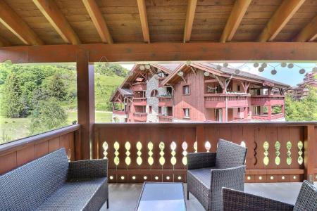 Location au ski Appartement duplex 3 pièces 7 personnes (D12) - Résidence Alpages du Mottaret D - Méribel-Mottaret - Terrasse