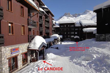 Vacances en montagne Résidence Candide - Méribel-Mottaret - Extérieur hiver