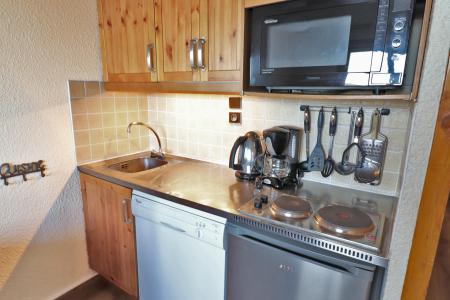 Location au ski Appartement 2 pièces 4 personnes (23) - Résidence Creux de l'Ours Rouge - Méribel-Mottaret - Kitchenette