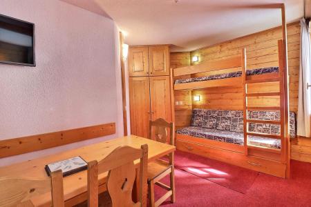 Ski verhuur Studio bergnis 4 personen (138) - Résidence Creux de l'Ours Vert - Méribel-Mottaret - Woonkamer