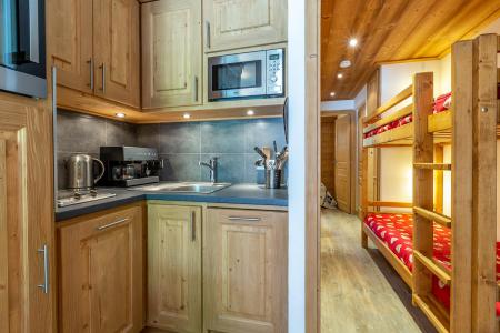 Location au ski Appartement 2 pièces coin montagne 6 personnes (C04) - Résidence l'Alpinéa - Méribel-Mottaret - Kitchenette