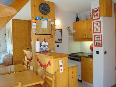 Alquiler al esquí Apartamento 3 piezas mezzanine para 8 personas (12) - Résidence l'Arc en Ciel - Méribel-Mottaret - Kitchenette