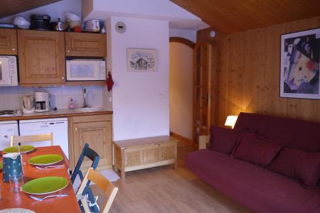 Location au ski Appartement 2 pièces cabine 6 personnes (017) - Résidence l'Olympie II - Méribel-Mottaret - Séjour