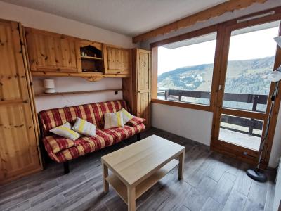 Rent in ski resort Studio 4 people (B04) - Résidence le Boulevard - Méribel-Mottaret - Living room