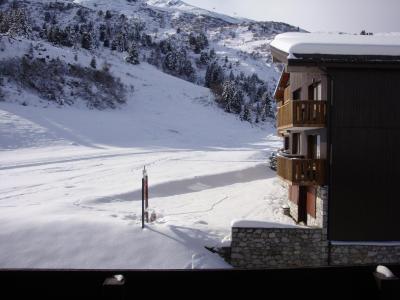 Location au ski Studio 4 personnes (12) - Résidence le Candide - Méribel-Mottaret - Balcon