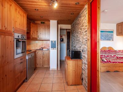 Ski verhuur Appartement 2 kamers 5 personen (15) - Résidence le Creux de l'Ours A - Méribel-Mottaret - Woonkamer