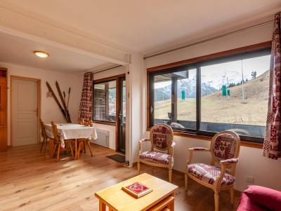 Location au ski Appartement 2 pièces coin montagne 6 personnes (015) - Résidence le Roc de Tougne - Méribel-Mottaret - Séjour