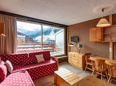 Ski verhuur Studio 4 personen (103) - Résidence le Ruitor - Méribel-Mottaret - Woonkamer