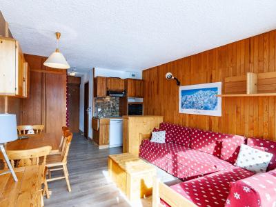 Ski verhuur Studio 4 personen (103) - Résidence le Ruitor - Méribel-Mottaret - Woonkamer