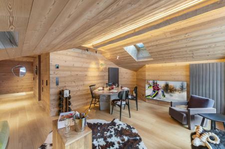 Rent in ski resort 3 room apartment 4 people (7) - Résidence le Tuéda - Méribel-Mottaret - Living room