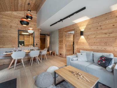 Ski verhuur Appartement 3 kamers slaapnis 6 personen (1) - Résidence le Tuéda - Méribel-Mottaret - Woonkamer