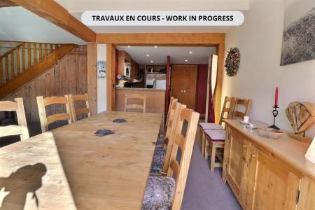 Wynajem na narty 5 pokojowy apartament dwupoziomowy dla 8 osób (711) - Résidence les Crets - Méribel-Mottaret - Jadalnia