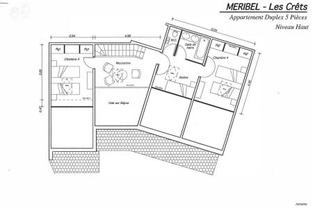Skiverleih 5-Zimmer-Appartment für 10 Personen (711) - Résidence les Crets - Méribel-Mottaret