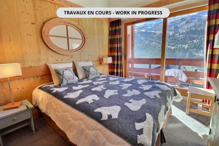 Rent in ski resort Apartment 5 rooms duplex 8 pax (711) - Résidence les Crets - Méribel-Mottaret - Bedroom