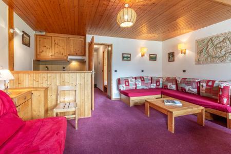 Ski verhuur Appartement 4 kamers 9 personen (038) - Résidence les Plattières - Méribel-Mottaret - Woonkamer