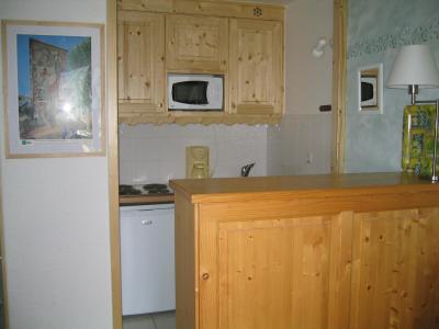 Ski verhuur Appartement 2 kamers 5 personen (015) - Résidence les Provères - Méribel-Mottaret - Woonkamer