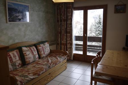 Ski verhuur Appartement 2 kamers 5 personen (015) - Résidence les Provères - Méribel-Mottaret - Woonkamer