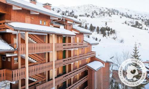 Skiverleih Résidence les Sentiers du Tueda - MH - Méribel-Mottaret - Draußen im Winter