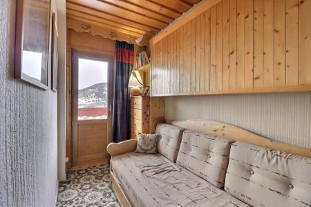 Skiverleih 2-Zimmer-Holzhütte für 6 Personen (036) - Résidence Mont Vallon - Méribel-Mottaret - Offener Schlafbereich