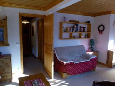 Skiverleih 2-Zimmer-Holzhütte für 7 Personen (021) - Résidence Moraine - Méribel-Mottaret - Sitzbank